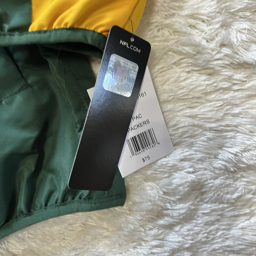 Genuine NFL Green Bay Packers Pullover Windbreaker Green Mens Size XL - Picture 7 of 7